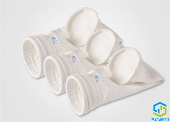 کیفیت  Singeing Finished Round 650gsm Baghouse Dust Filter Bag کارخانه