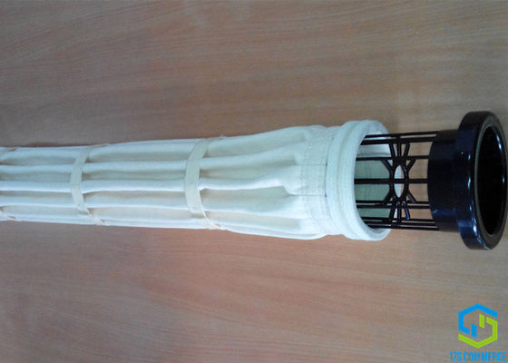 کیفیت  12 Pleat Aramid Filter Bags Extend Filter Surface Nomex Bag کارخانه