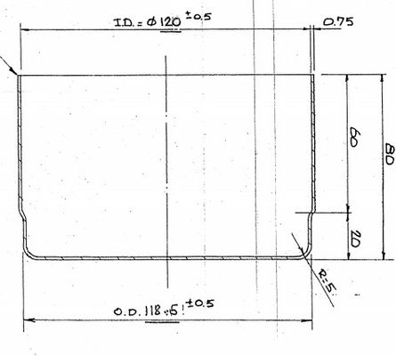 فنجان قفس فیلتر 120x150mm 120x80mm
