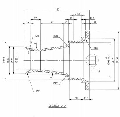 میکروپول آلومینیوم ونتوری 164x75x180 میلی متر