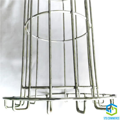 سیم گالوانیزه 120mm گرد و غبار جمع کننده فیلتر قفس سیم خم پایین