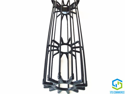 138mm 12 Pleats Baghouse Filter Cages پوشش سیلیکونی