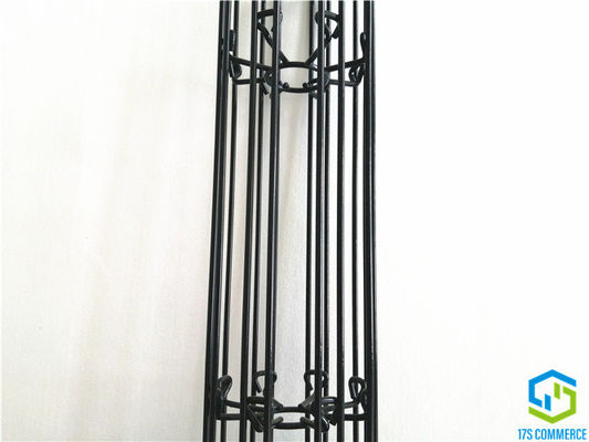 پوشش انفجار 8 Ray Pleat Filter Cage Cataphoresis Coating