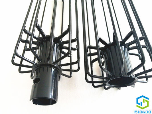 Two Pieces Star Filter Cage Twist Joint Silicon Coating Pleat Cage 110mm Spider Cage ملایم فولاد گرد و غبار جمع کننده قفس