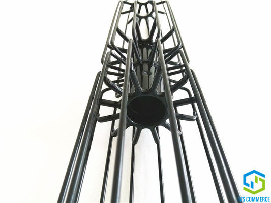 دو قسمت Global Cage Star Cage Silicon Coating 12 Pleat Cage 120mm Spider Cage Carbon Steel Bag House Cage