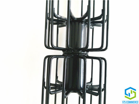 دو قسمت Global Cage Star Cage Silicon Coating 12 Pleat Cage 120mm Spider Cage Carbon Steel Bag House Cage