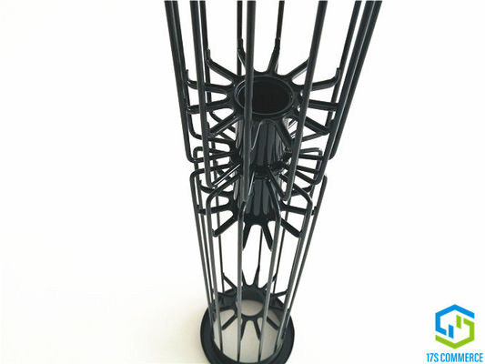 دو قسمت Global Cage Star Cage Silicon Coating 12 Pleat Cage 120mm Spider Cage Carbon Steel Bag House Cage