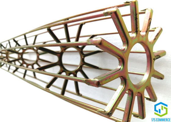 Wire Top Cap Zinc Coating 110mm Stage Filter Cages