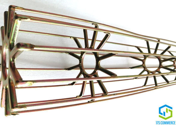 روکش پوشش شکاف حلقه بالا کلاه Star Filter Cage 138mm Pleat Cage 12 Pleats Spider Cage Bag House Cage Bag