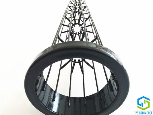 Double Wire Spider Star Cage Silicon Coating Pleat Cage 110mm Spider Cage قفس جمع کننده گرد و غبار فولادی ملایم