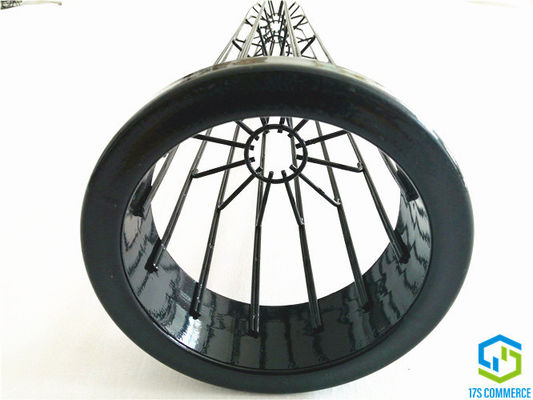 سیم عمودی متصل شده 12 قفس ری Star Star Silicon Coating Pleat Cage 120mm Spider Cage Carbon Steel Bag House Cage