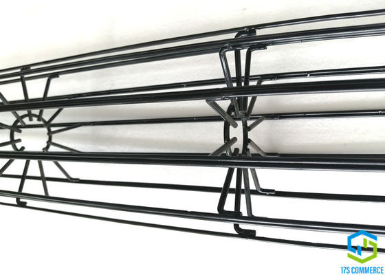 سیم عمودی متصل شده 12 قفس ری Star Star Silicon Coating Pleat Cage 120mm Spider Cage Carbon Steel Bag House Cage