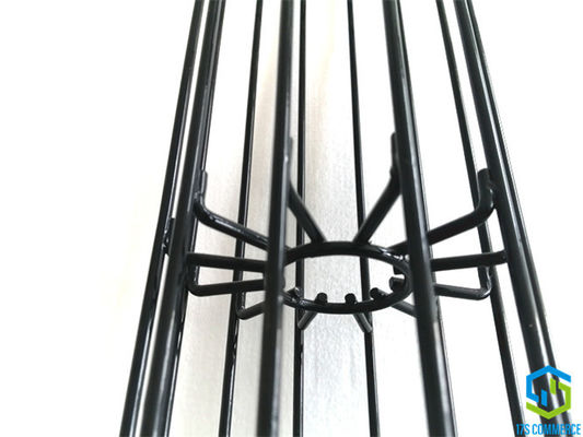 Wire Spider 110mm Star Cage Silicon Coating Pleat Cage 12 Pleats Spider Cage گرد و غبار جمع کننده قفس